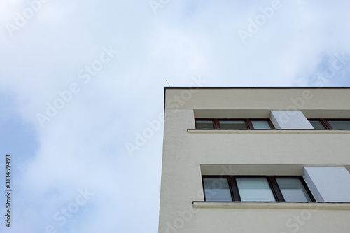 facade of modern building