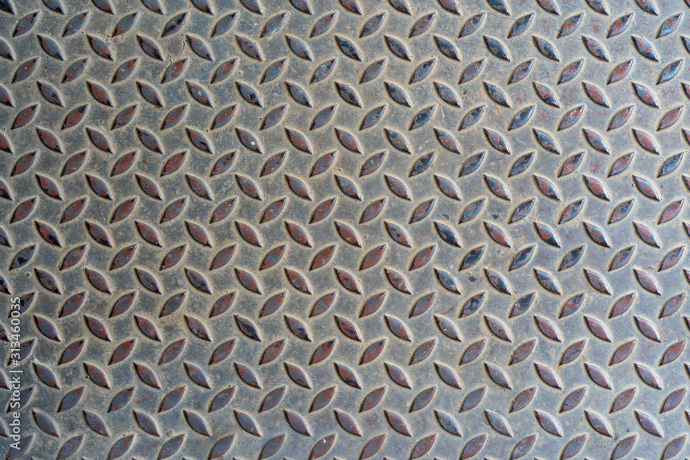 Textured metal plate use for background. Textured metal plate use for background.