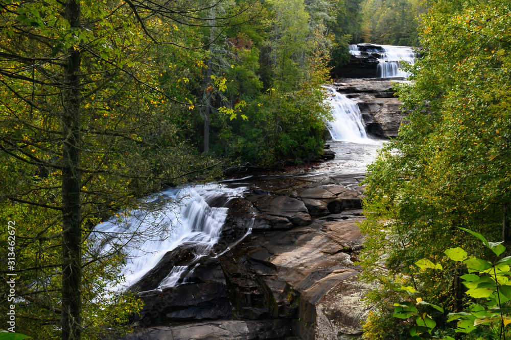 High Falls in the DuPont State Recreational Forest High Falls in the DuPont State Recreational Forest
