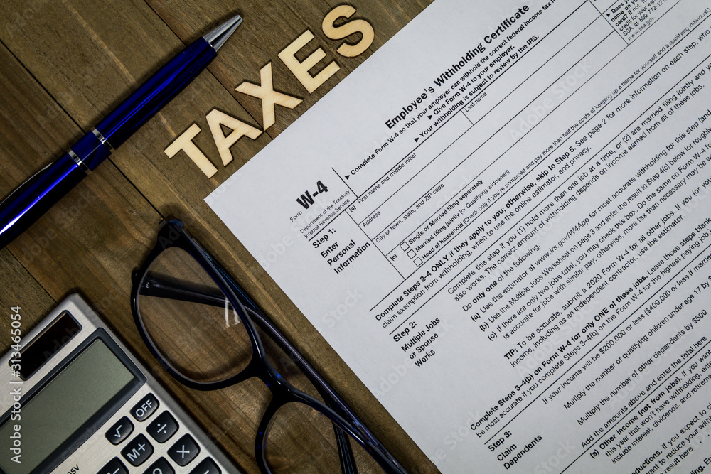 w4-tax-form-employee-withholding-certificate-concept-to-declare