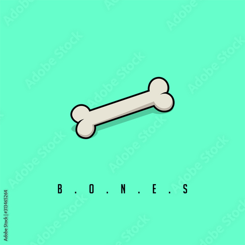 Simple bones vector Illustration
