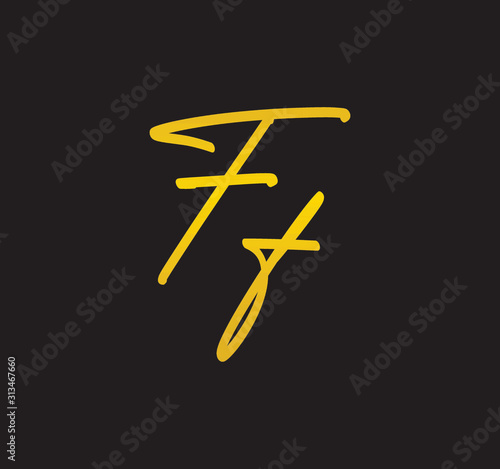 Cursive Letter Gold Alphabet Handwritten Signature Calligraphy