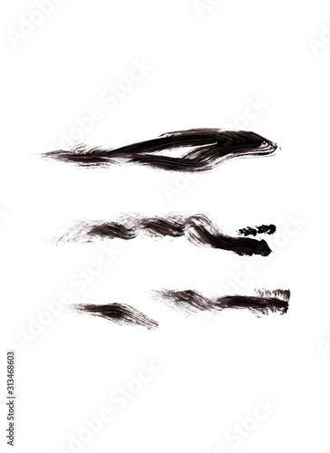 brush strockes acrylic