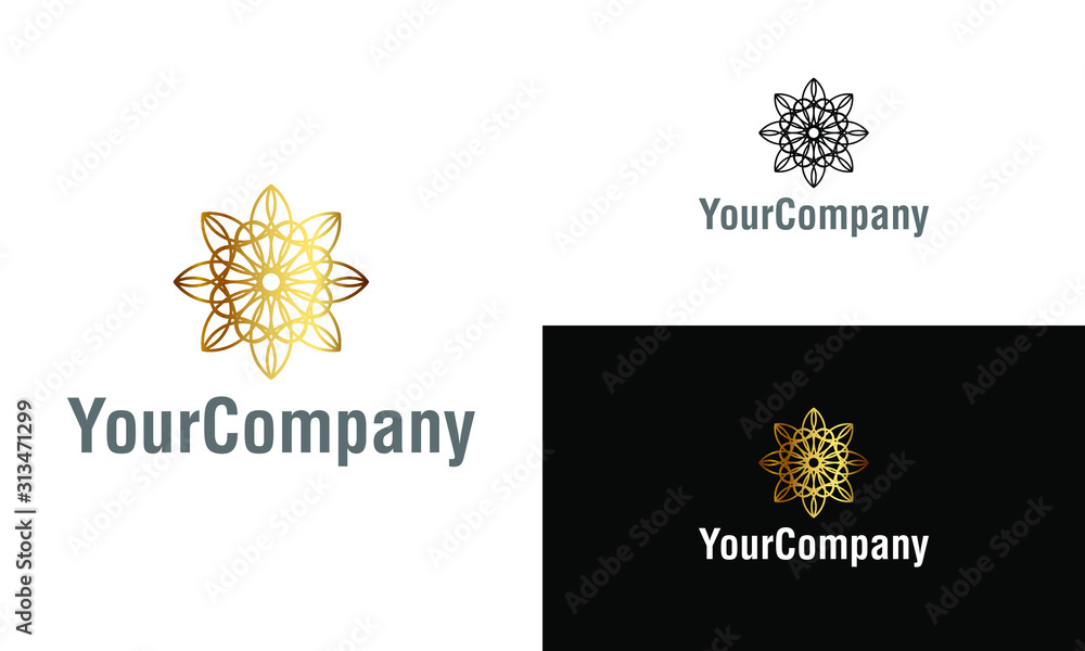 Creative abstract shape and floral logo icon design template elements. Creative ornament logo design template. Vector logo template for company. Creative abstract shape and floral logo icon design template elements. Creative ornament logo design template. Vector logo template for company.