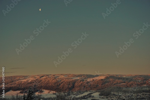 Moon over Hills