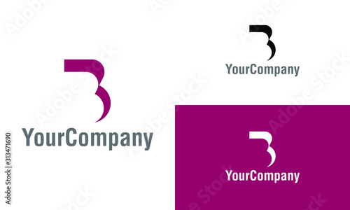 Creative letter B logo icon design template elements. Vector logo template for company.