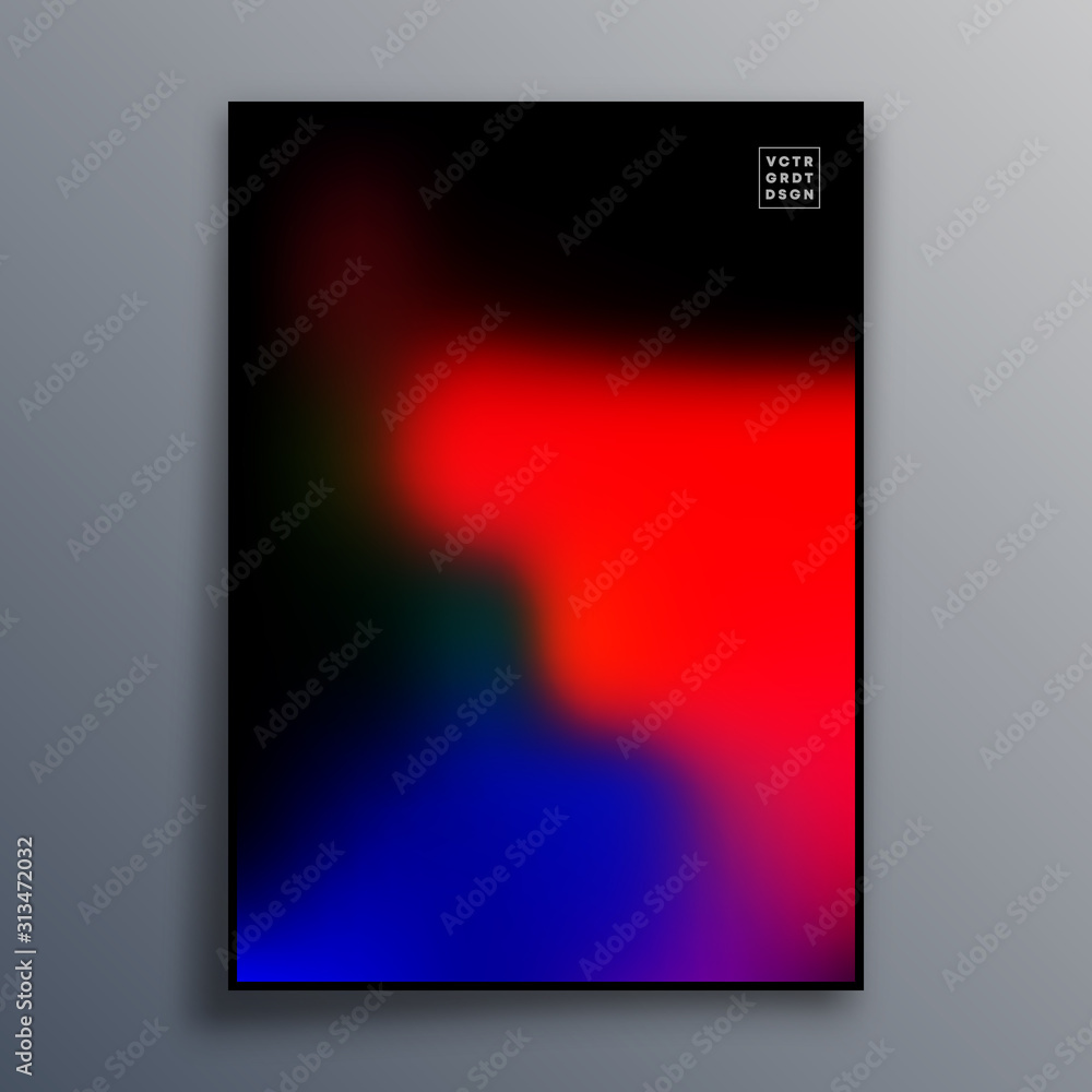 Colorful gradient texture for wallpaper, flyer, poster, brochure cover, typography or other printing products. Vector illustration