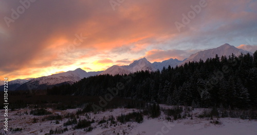 Fototapeta Naklejka Na Ścianę i Meble -  Winter wilderness views