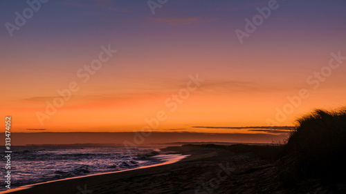 Sunset Surf on South Beach, Martha's Vineyard