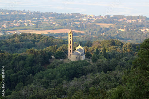 paysage de Corse /le village de Moltifao photo