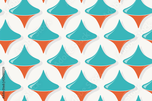 Abstract geometric seamless pattern. Vector.