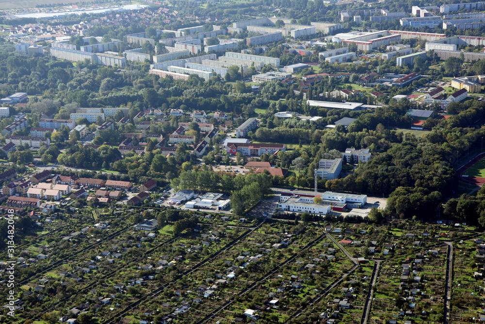 Obraz premium Greifswald, Kleingartenanlage Epistelberg