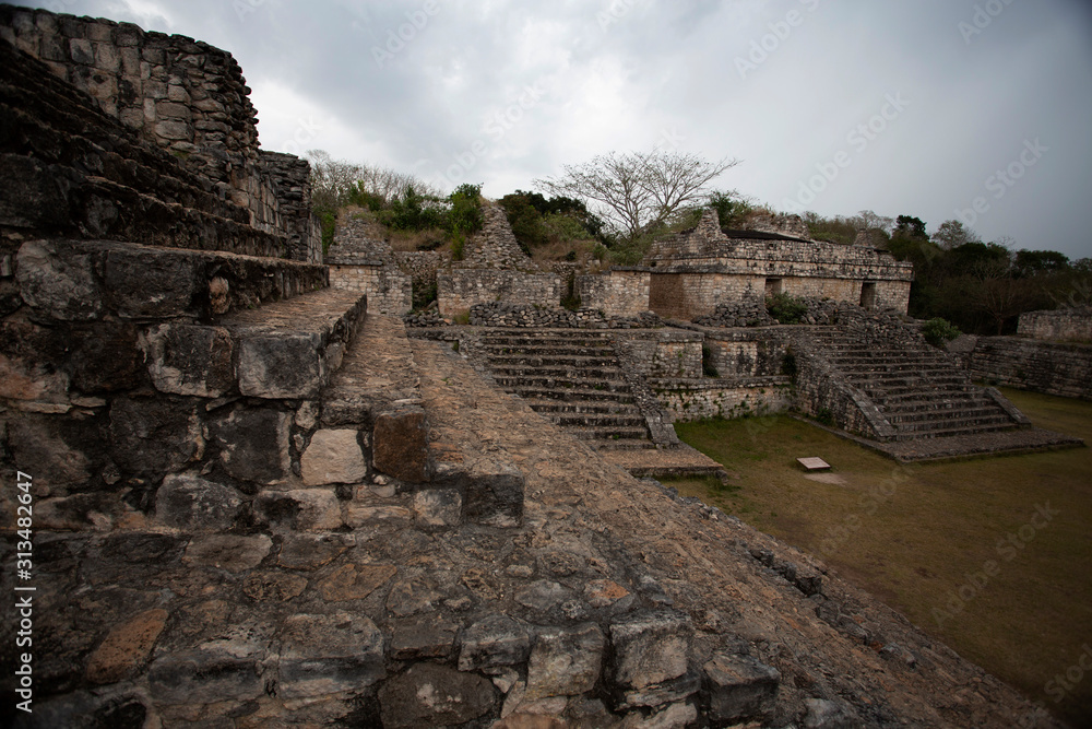 Mayan ruins in the Yucatan Peninsula, Mexico