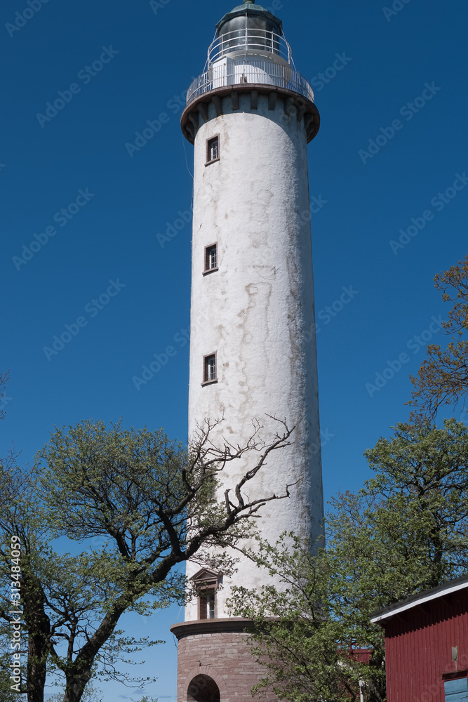 Lange Erik, North of the island Oland, is a Swedish lighthouse