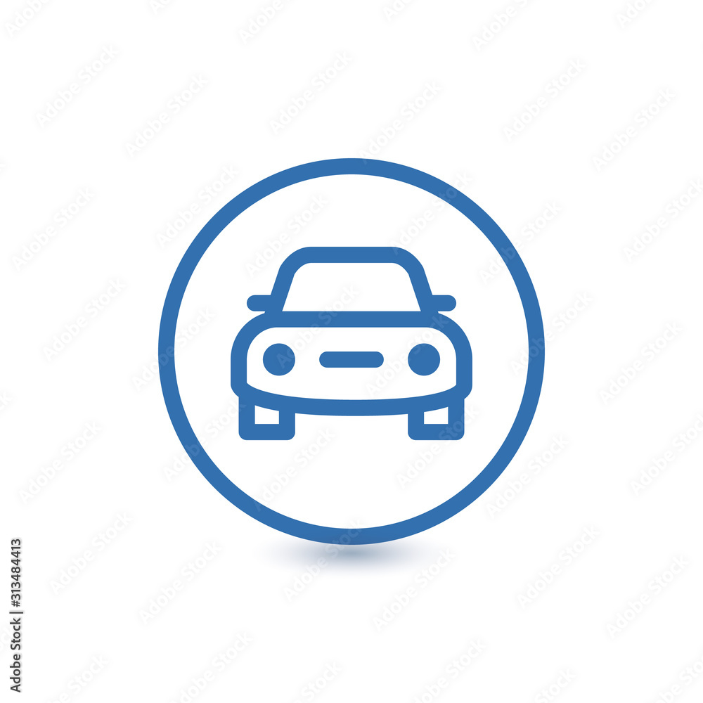 Car icon.car icon vector on whitey background. Vector illustration.