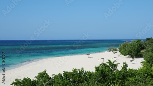 Guardalavaca Beach, elevated view, Holguin Province, Cuba photo