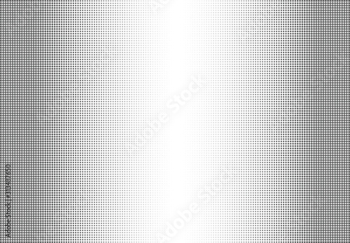 Abstract halftone dotted background. Monochrome pattern with dot, torus, circles. Vector modern pop art texture for poster, site, business card, postcard, grunge art, label, cover, sticker