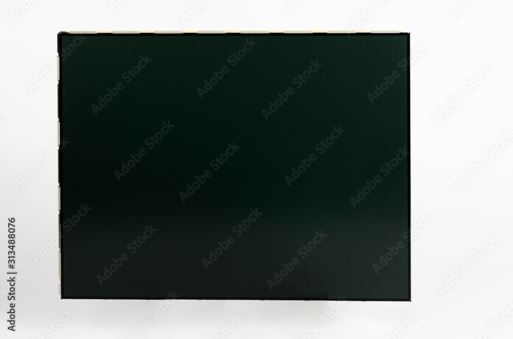 Part of LCD monitor, panel consists of polarizing filters, glass and liquid-crystal display Part of LCD monitor, panel consists of polarizing filters, glass and liquid-crystal display
