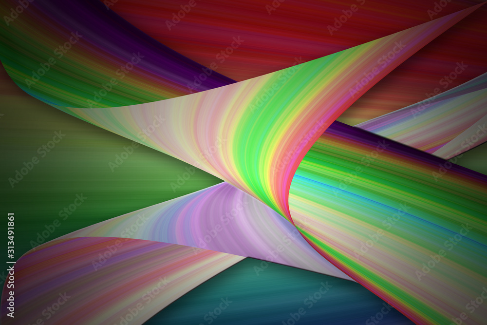 Fondo abstracto con planos curvos y de arcoiris. Fondo abstracto con planos curvos y de arcoiris.