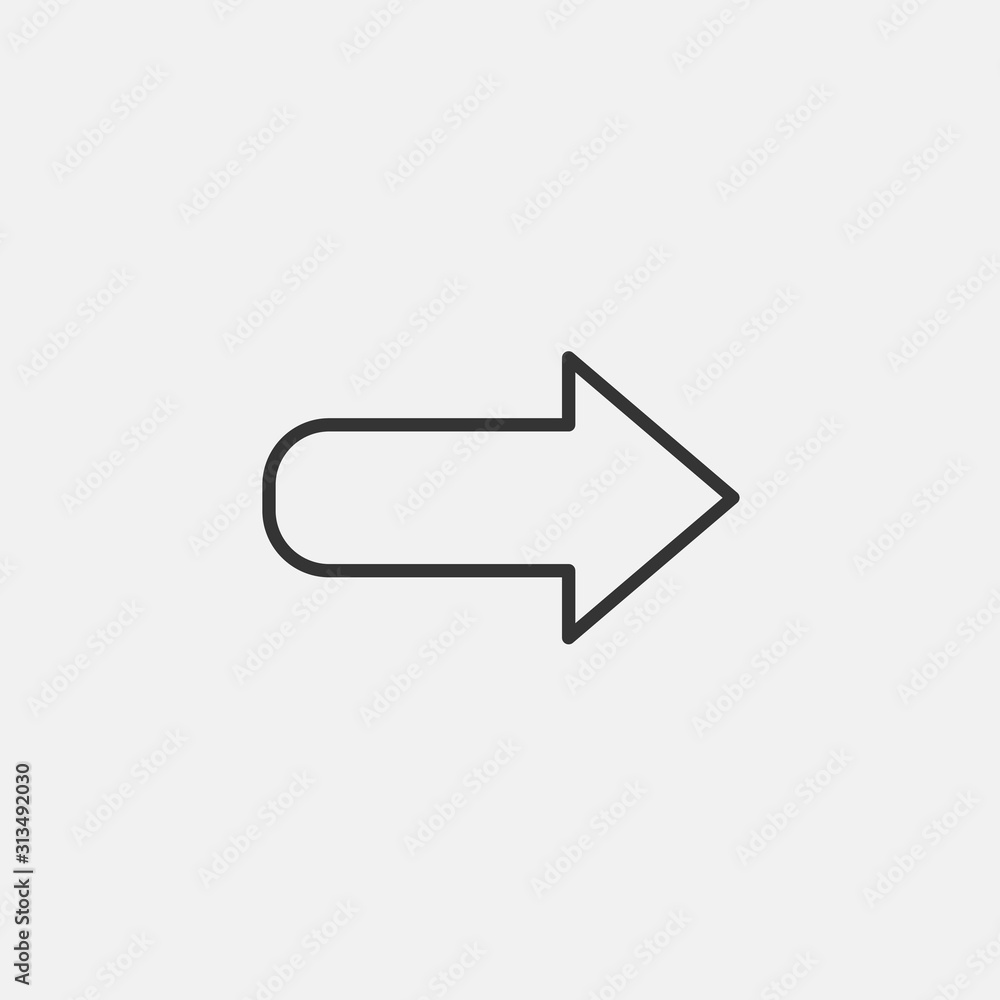 right arrow icon vector illustration symbol right arrow icon vector illustration symbol