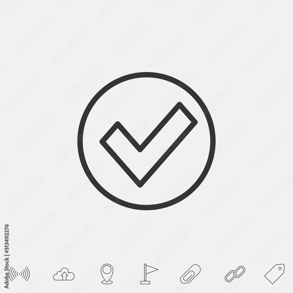 check icon vector illustration symbol check icon vector illustration symbol
