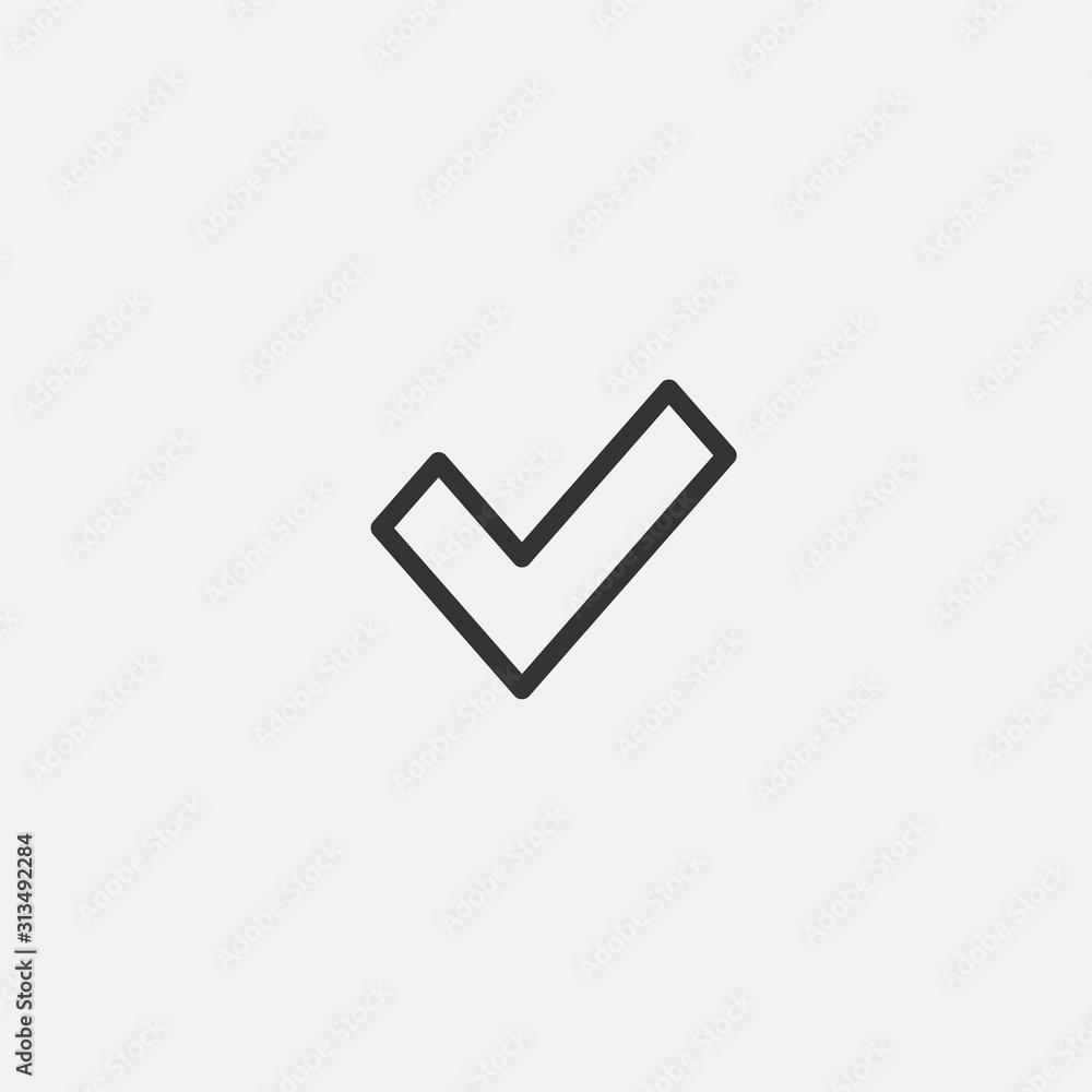 check icon vector illustration symbol check icon vector illustration symbol