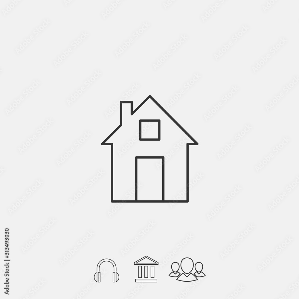 house icon vector illustration symbol house icon vector illustration symbol