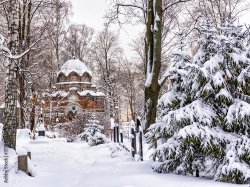  Nikolskoe cemetery is one of the three graveyards of the Alexaner Nevsky Lavra.
