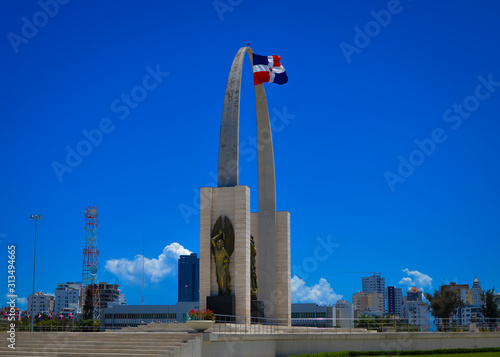 Plaza de la bandera Republica Dominicana photo