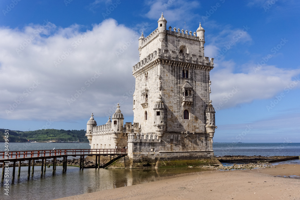The Tower of Belém in Lisbon Portugal