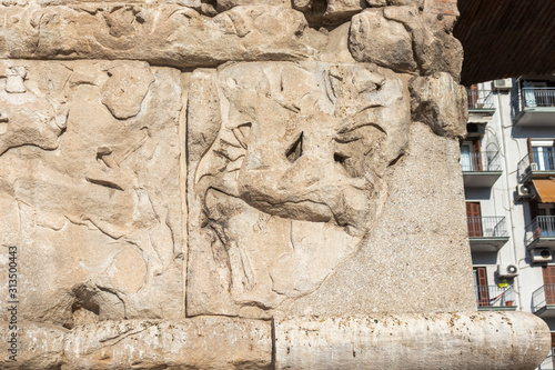 Ancient Roman Arch of Galerius in Thessaloniki, Greece photo