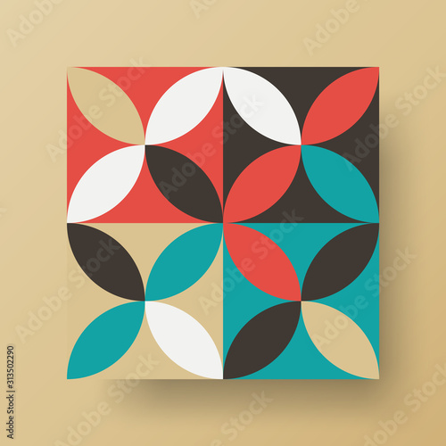 Amazing business advertisement vector mural art square banner mock up. Modern corporate abstract geometric illustration design layout background. Company identity quadrangle texture brochure template.