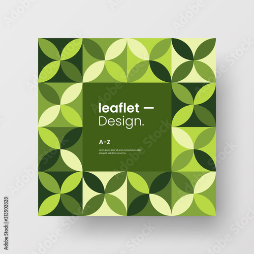 Amazing business advertisement vector mural art square banner mock up. Modern corporate abstract geometric illustration design layout background. Company identity quadrangle texture brochure template.