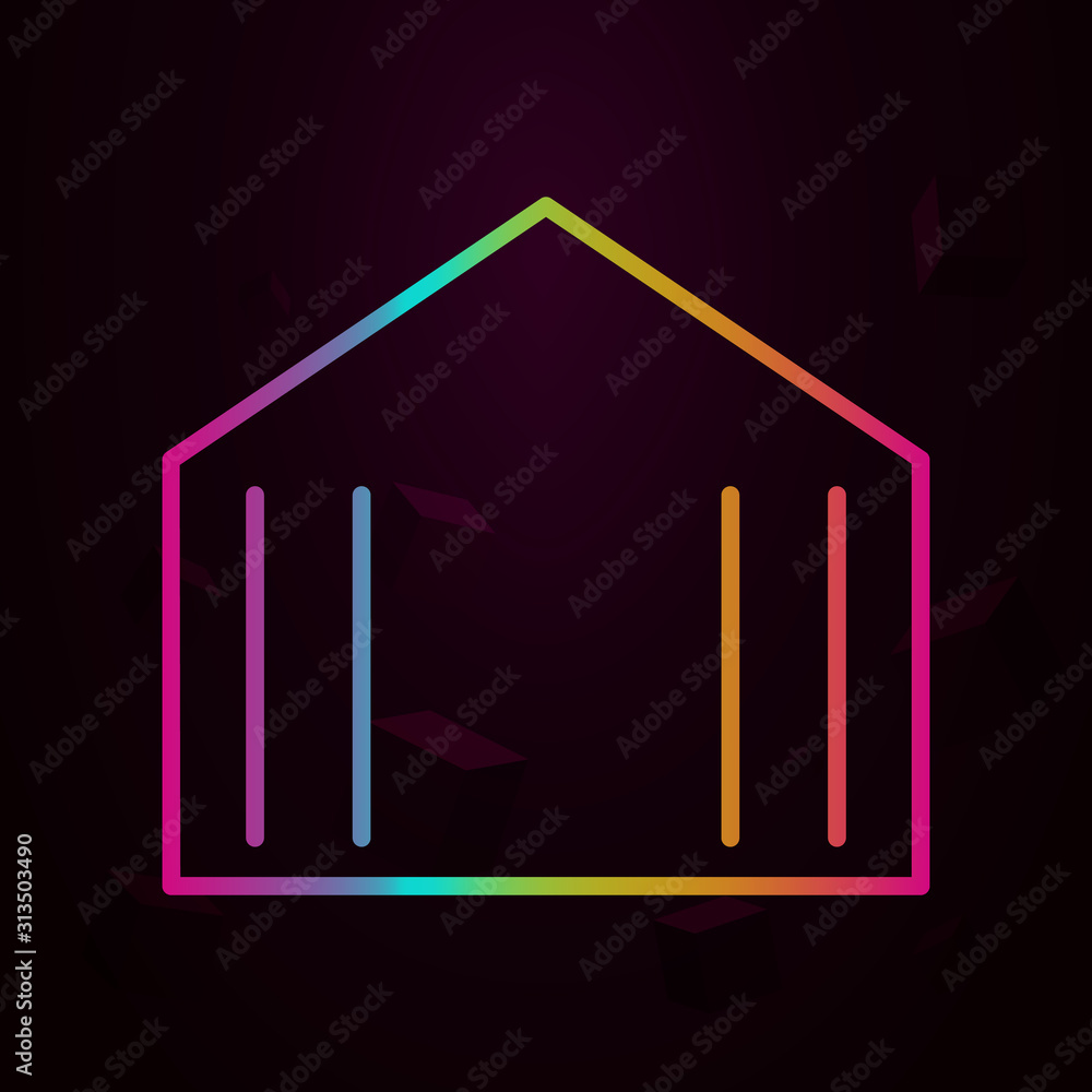 museum nolan style icon. Simple thin line, outline vector of building landmarks icons for ui and ux, website or mobile application museum nolan style icon. Simple thin line, outline vector of building landmarks icons for ui and ux, website or mobile application