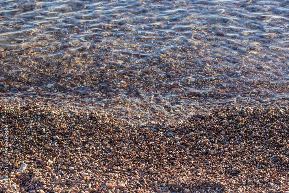 crushed stone and shallow water background beach scenery landscape crushed stone and shallow water background beach scenery landscape