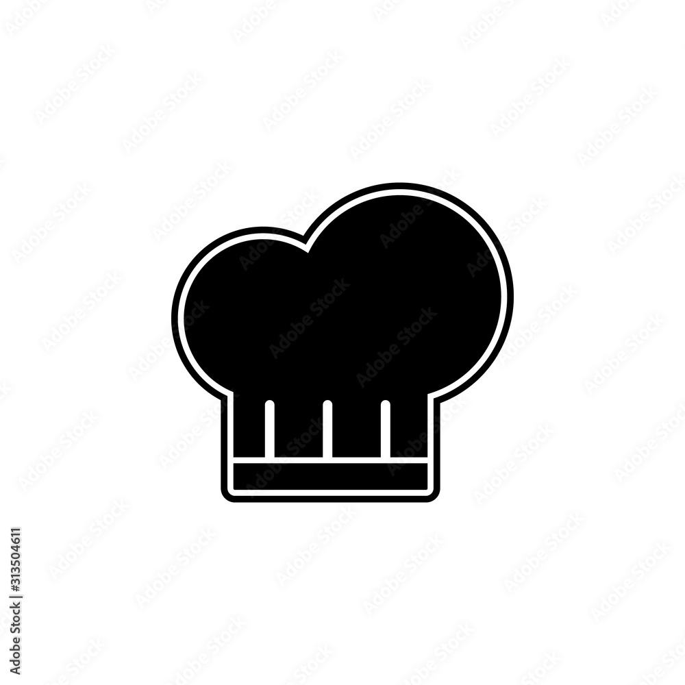 chef's hat icon. Simple glyph, flat vector of kitchen icons for ui and ux, website or mobile application chef's hat icon. Simple glyph, flat vector of kitchen icons for ui and ux, website or mobile application