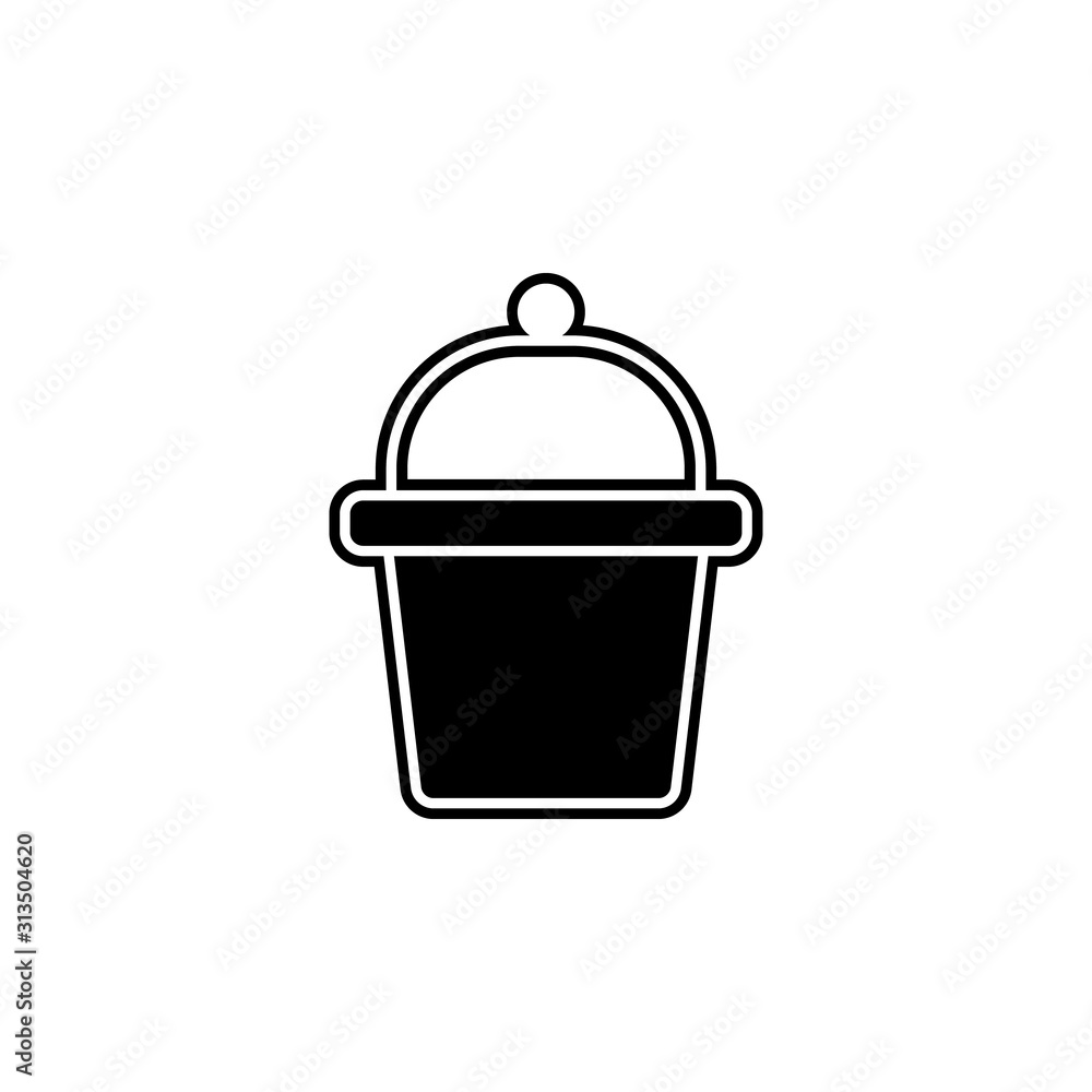 cup cake icon. Simple glyph, flat vector of kitchen icons for ui and ux, website or mobile application cup cake icon. Simple glyph, flat vector of kitchen icons for ui and ux, website or mobile application