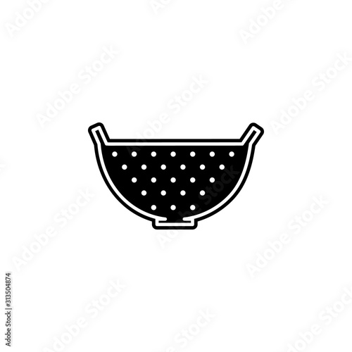 sieve icon. Simple glyph, flat vector of kitchen icons for ui and ux, website or mobile application