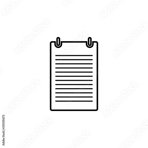 records icon. Simple thin line, outline vector of web icons for ui and ux, website or mobile application