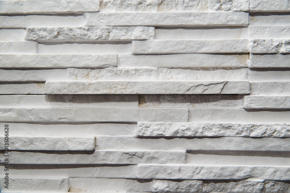 White brick texture. Plaster white brick, composition on the wall. White brick texture. Plaster white brick, composition on the wall.