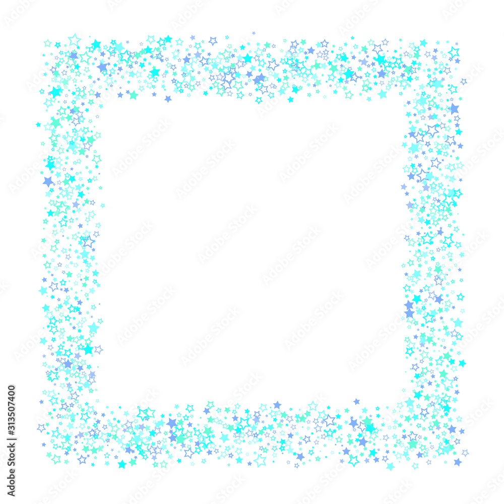 Blue, cyan, turquoise glitter stars confetti Blue, cyan, turquoise glitter stars confetti