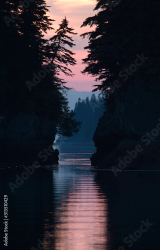 Twilight, Keku Islands photo