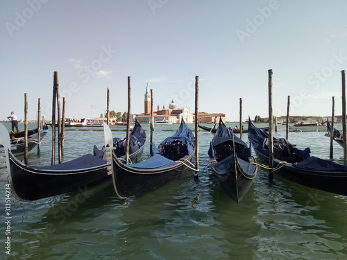gondolas in venice © Carlo Toffolo