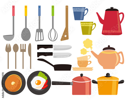 調理器具　フライ返し　おたま　しゃもじ　鍋　カトラリー　セット