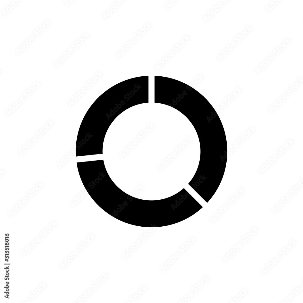Chart donut transitions icon. Simple business performance icons for ui and ux, website or mobile application Chart donut transitions icon. Simple business performance icons for ui and ux, website or mobile application
