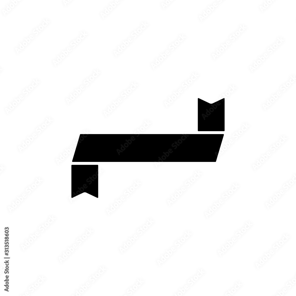Ribbon icon. Simple decoration band icons for ui and ux, website or mobile application Ribbon icon. Simple decoration band icons for ui and ux, website or mobile application