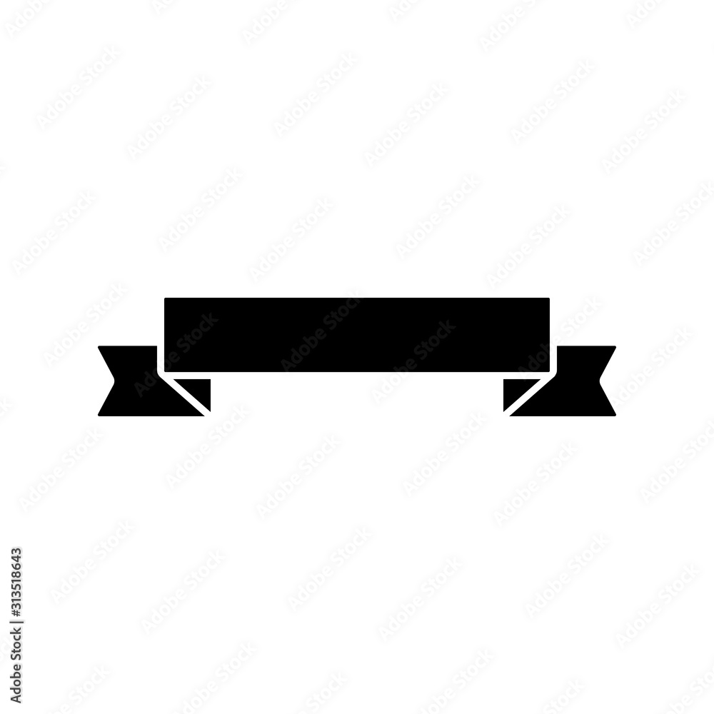 Ribbon icon. Simple decoration band icons for ui and ux, website or mobile application Ribbon icon. Simple decoration band icons for ui and ux, website or mobile application