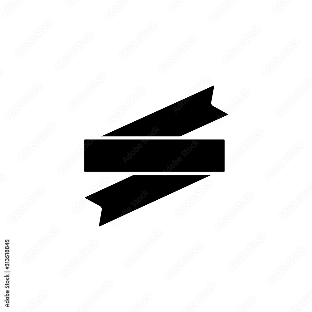 Ribbon icon. Simple decoration band icons for ui and ux, website or mobile application Ribbon icon. Simple decoration band icons for ui and ux, website or mobile application