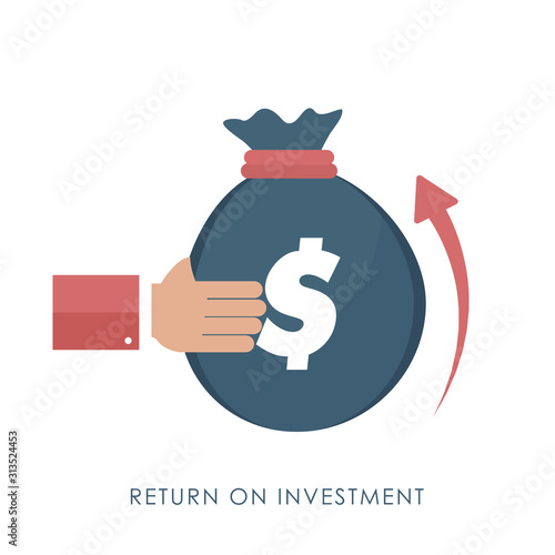 Refinancing concept, financial consolidation, revenue increase, return on long term investment