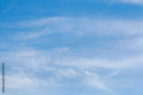 Beautiful blue sky and clouds for background.